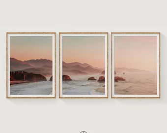 Oregon Coast Photography Prints Set