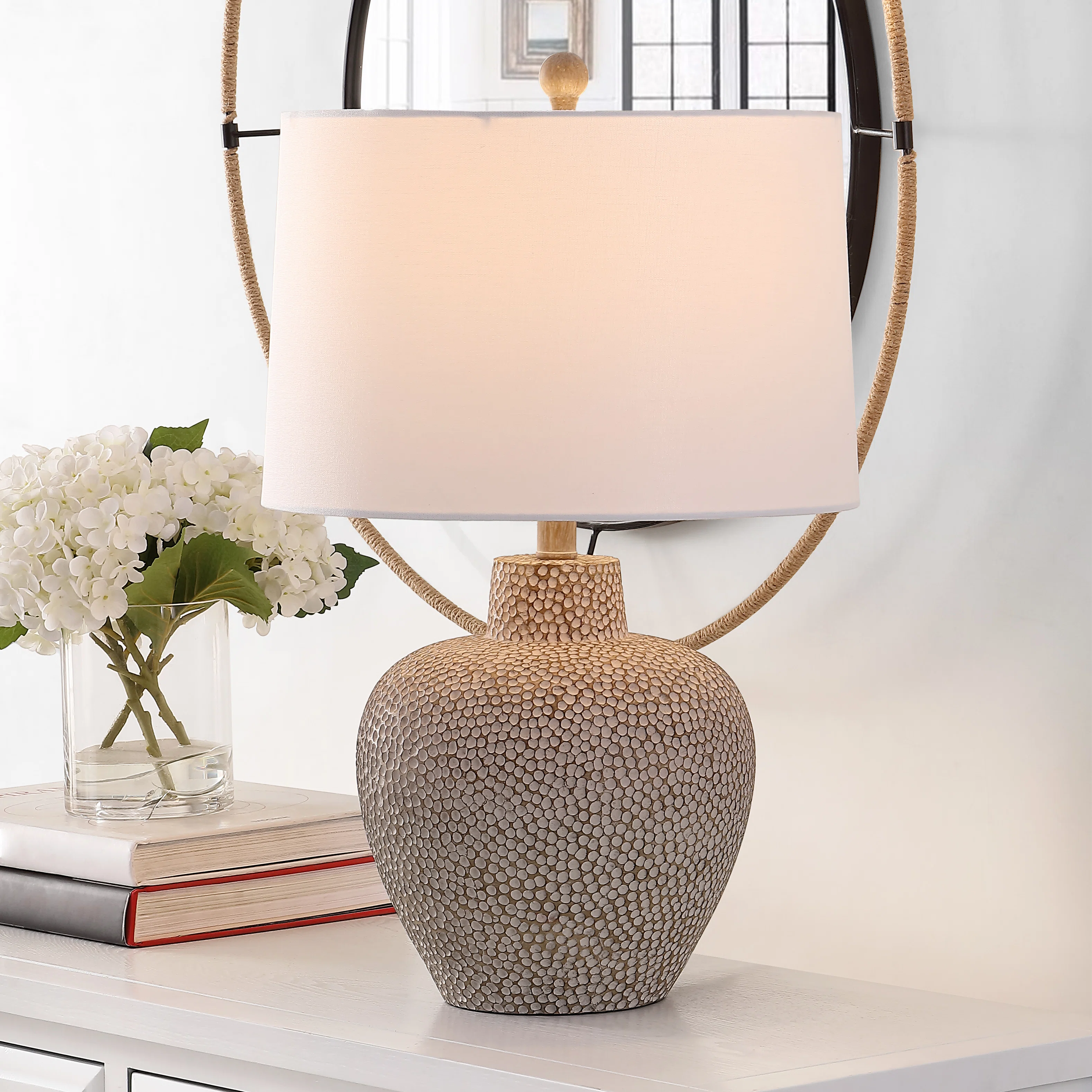 24" Brown Table Lamp