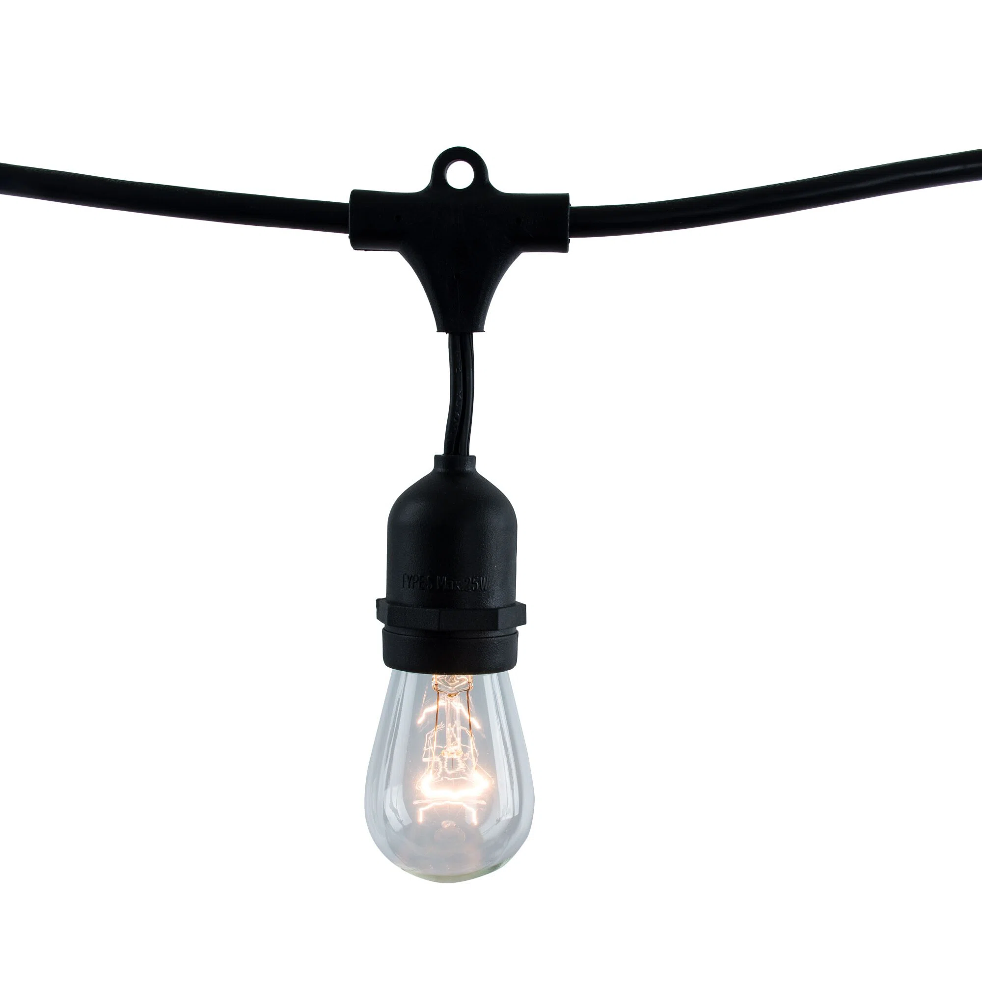 Jothan 48-ft Outdoor 15 - Bulb Standard String Light (End to End Connectable)