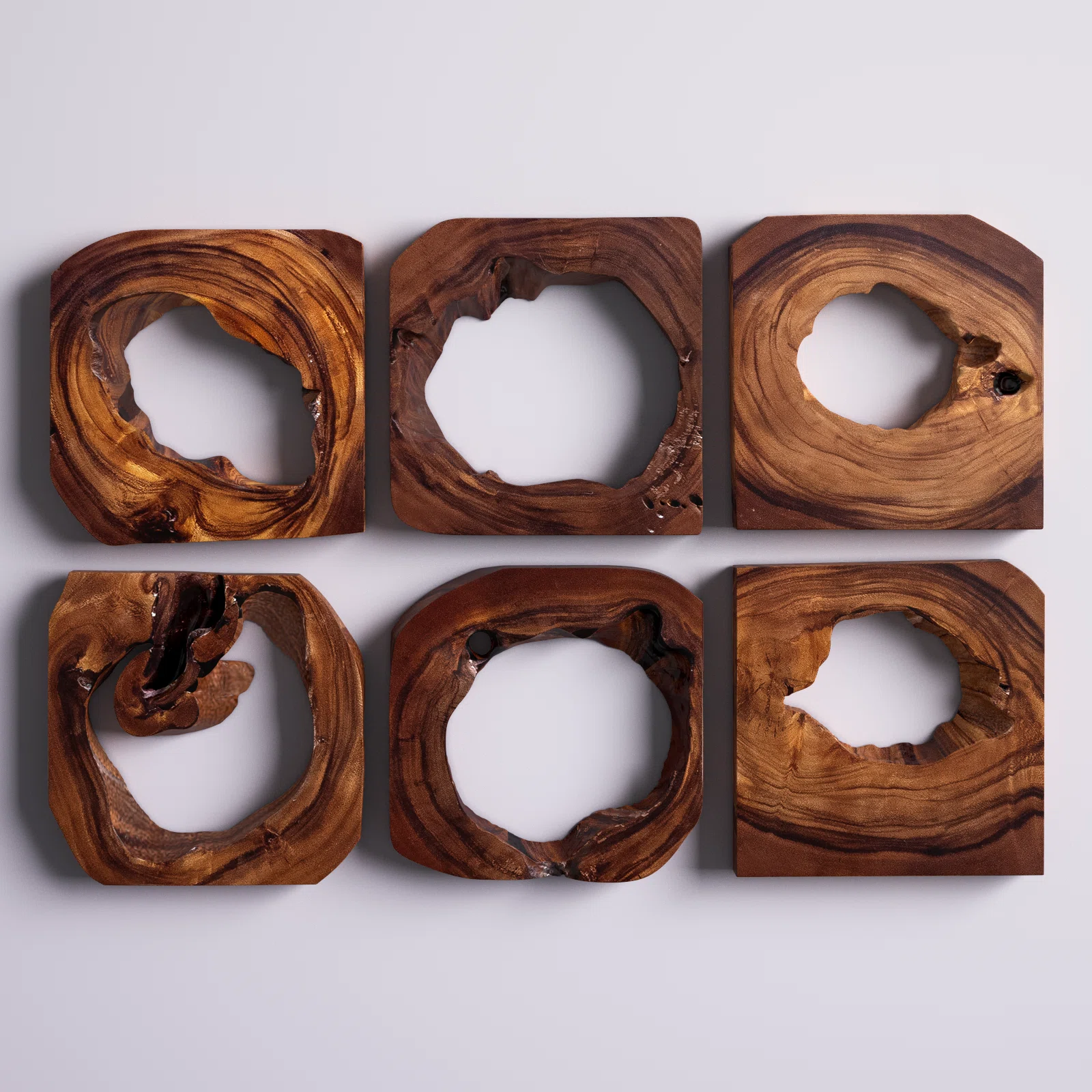 Kennard 6 Piece Wood Wall Decor Set