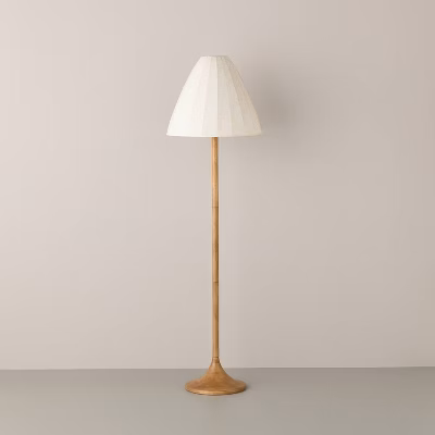 Wood Trumpeted Floor Lamp - Hearth & Hand™ With Magnolia