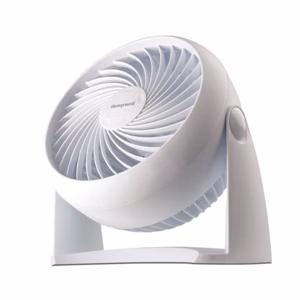 Honeywell Turboforce Table Air Circulator Fan White Ht904: Adjustable Tilt, Quiet, Wall Mountable, 3 Speeds, Electric