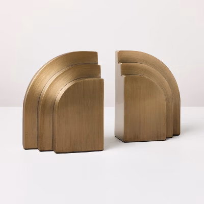 Layered Brass Bookends - Hearth & Hand™ With Magnolia