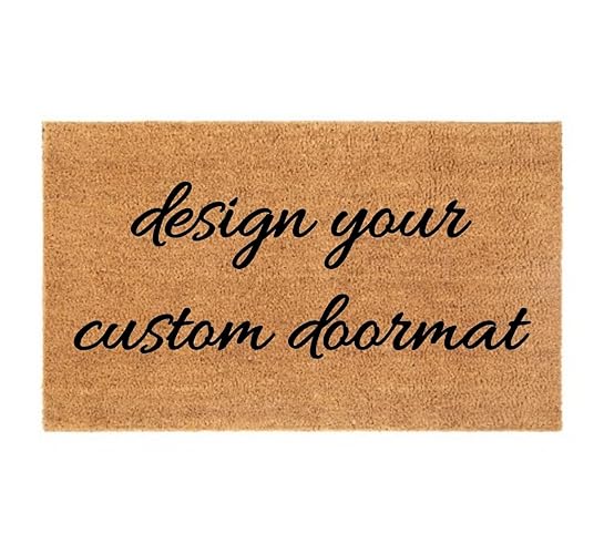 Fully Customized Welcome Doormat - Unique Doormat Housewarming Gift Entry Rug Custom Rug Personalized Doormats with Name