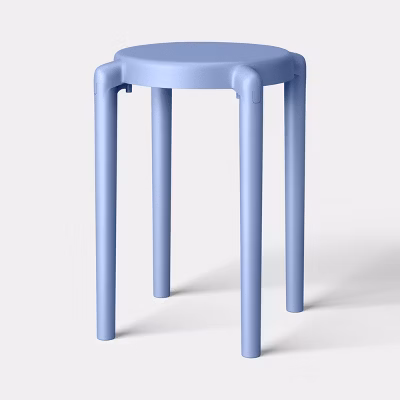 Round Accent Patio End Table Blue - Room Essentials