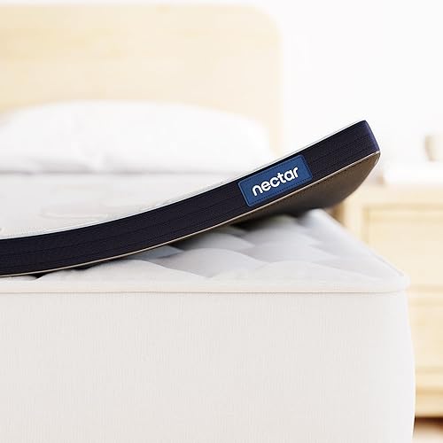 Nectar Soft Mattress Topper - King - 2" Gel Memory Foam Mattress Topper - Breathable & Comfortable - Back Pain Relief