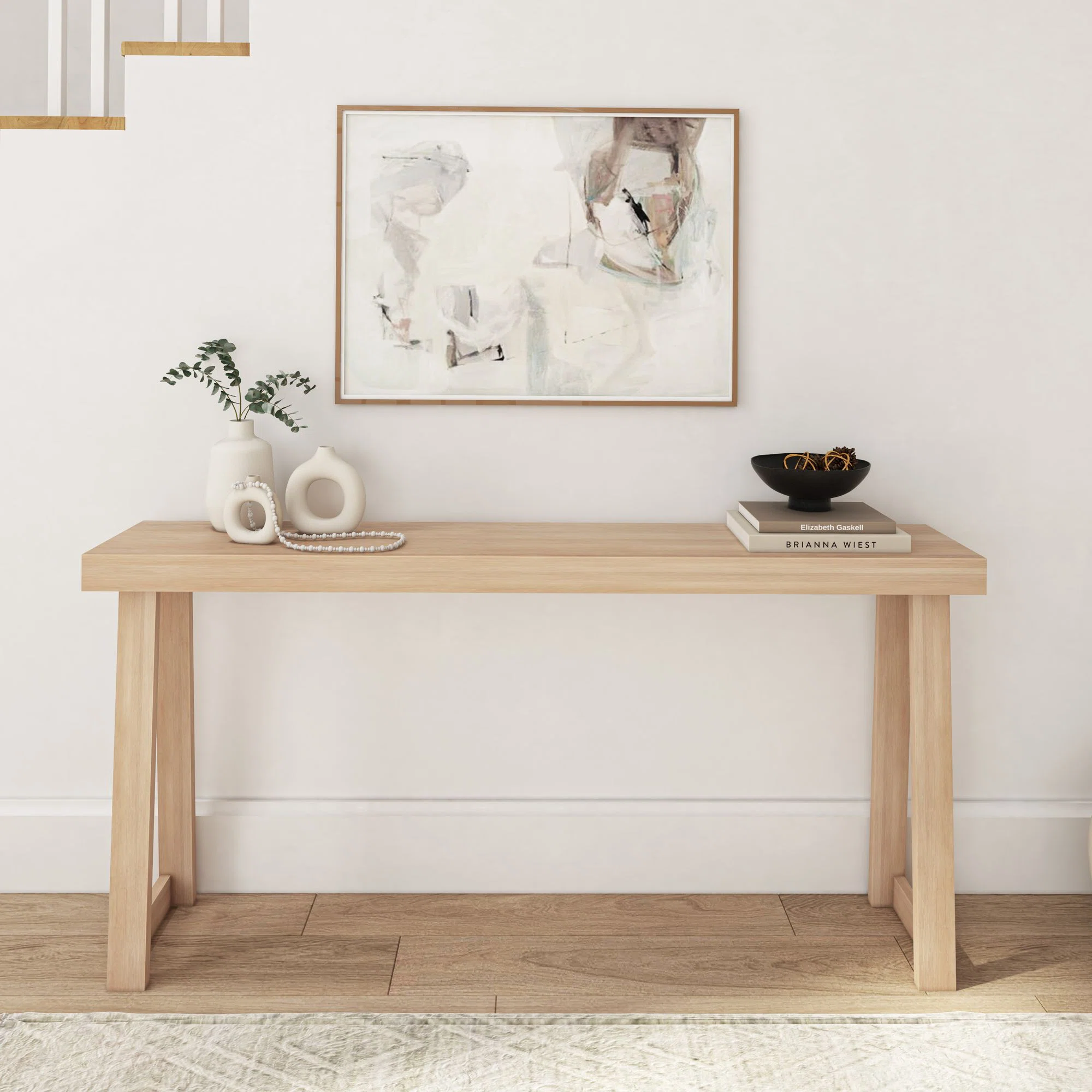 Bahez Solid Wood Console Table