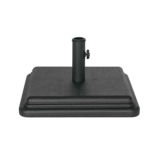 "US Weight 40 Pound Umbrella Base - Weighted Umbrella base For Use With Patio Table – Heavy Duty Base- Made in the USA "