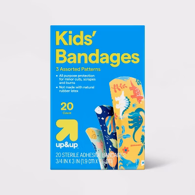 Patterned Bandages Design 1 - Dinos/planets/dogs - 20ct - Up&up