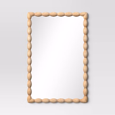 20"x30" Turned/bobbin Wall Mirror Natural - Room Essentials