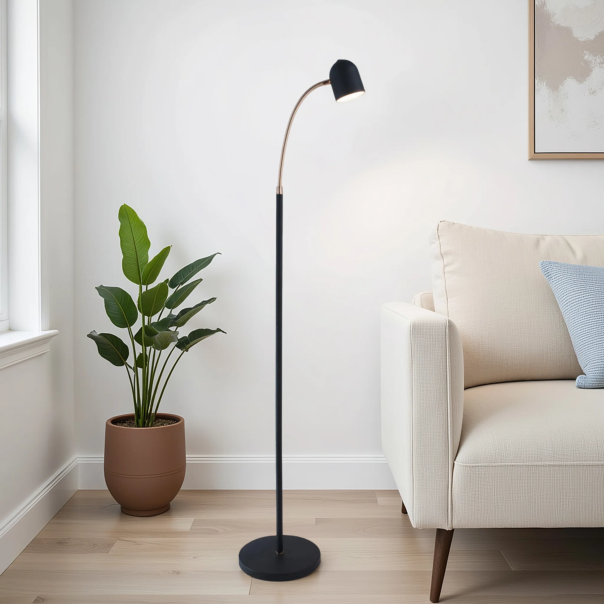 Girardi 51'' LED Task Floor Lamp