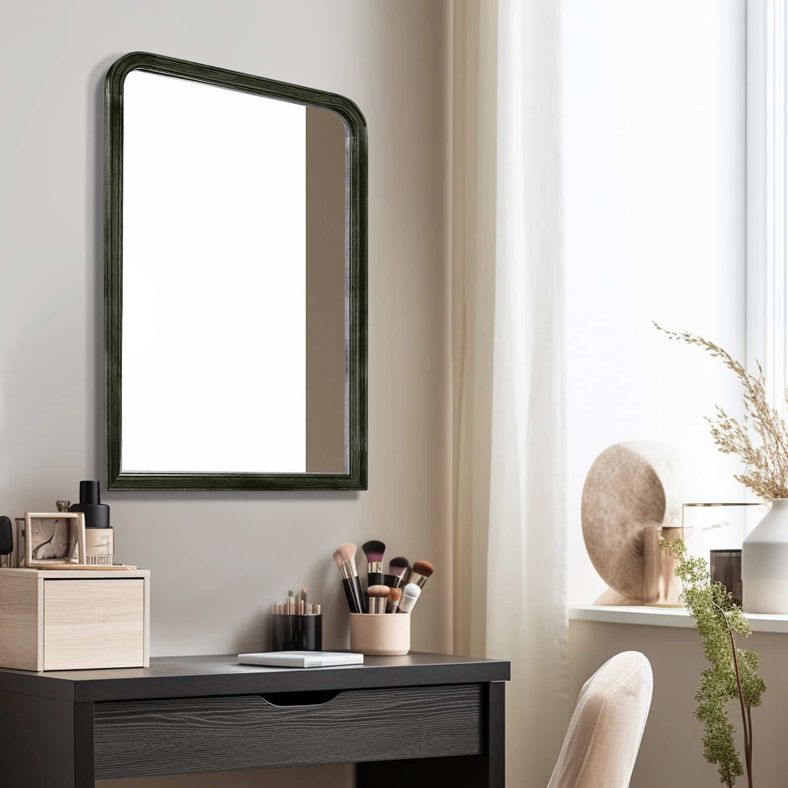 Ancell Solid Wood Mirror