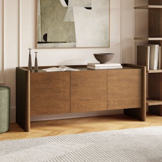 Torme 54" Media Unit - Smoked Oak