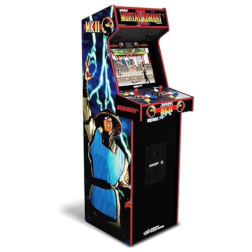 Arcade1Up Mortal Kombat II Deluxe Arcade Machine for Home - 5 Feet Tall - 14 Classic Games