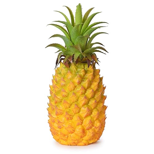 Lvydec Artificial Pineapple, Realistic Artificial Fruit Fake Pineapple for Home Cabinet Table Party Decoration (10.2")