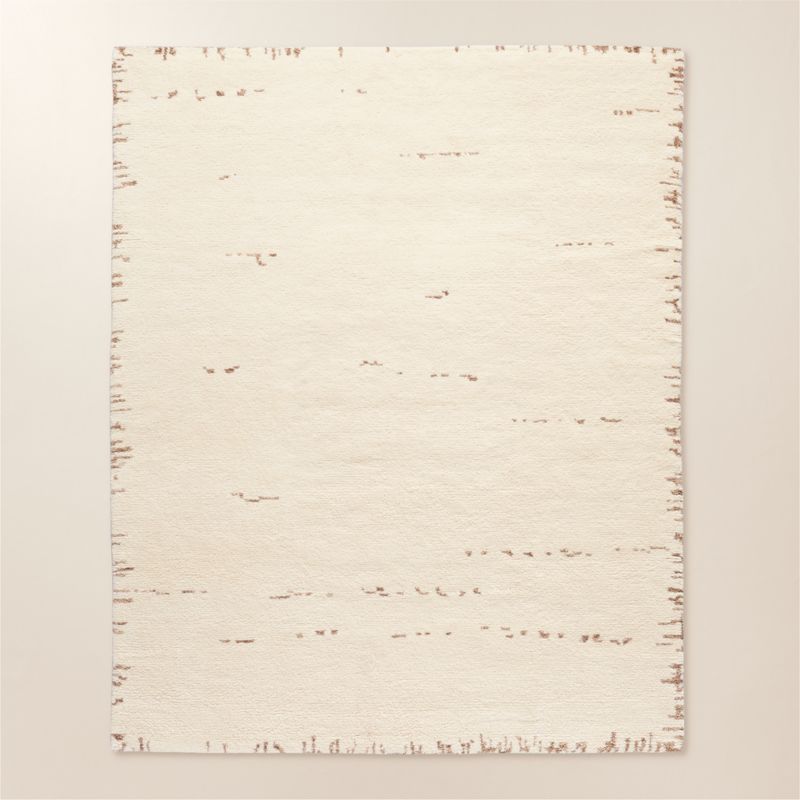 Marrin Hand Knotted Ivory New Zealand Wool Area Rug 8x10