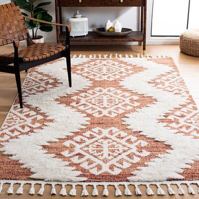 Mistana Demartino Southwestern Orangeivory Area Rug