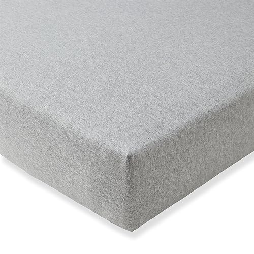 Burt's Bees Baby Essential Organic Cotton Fitted Crib Sheet, Breathable for Boy Girl Standard Crib & Toddler Mattresses