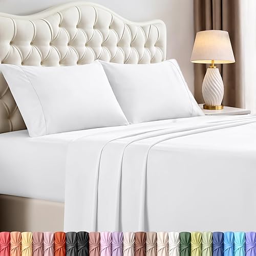 Budget King Sheet Set – 4 Piece – (White)