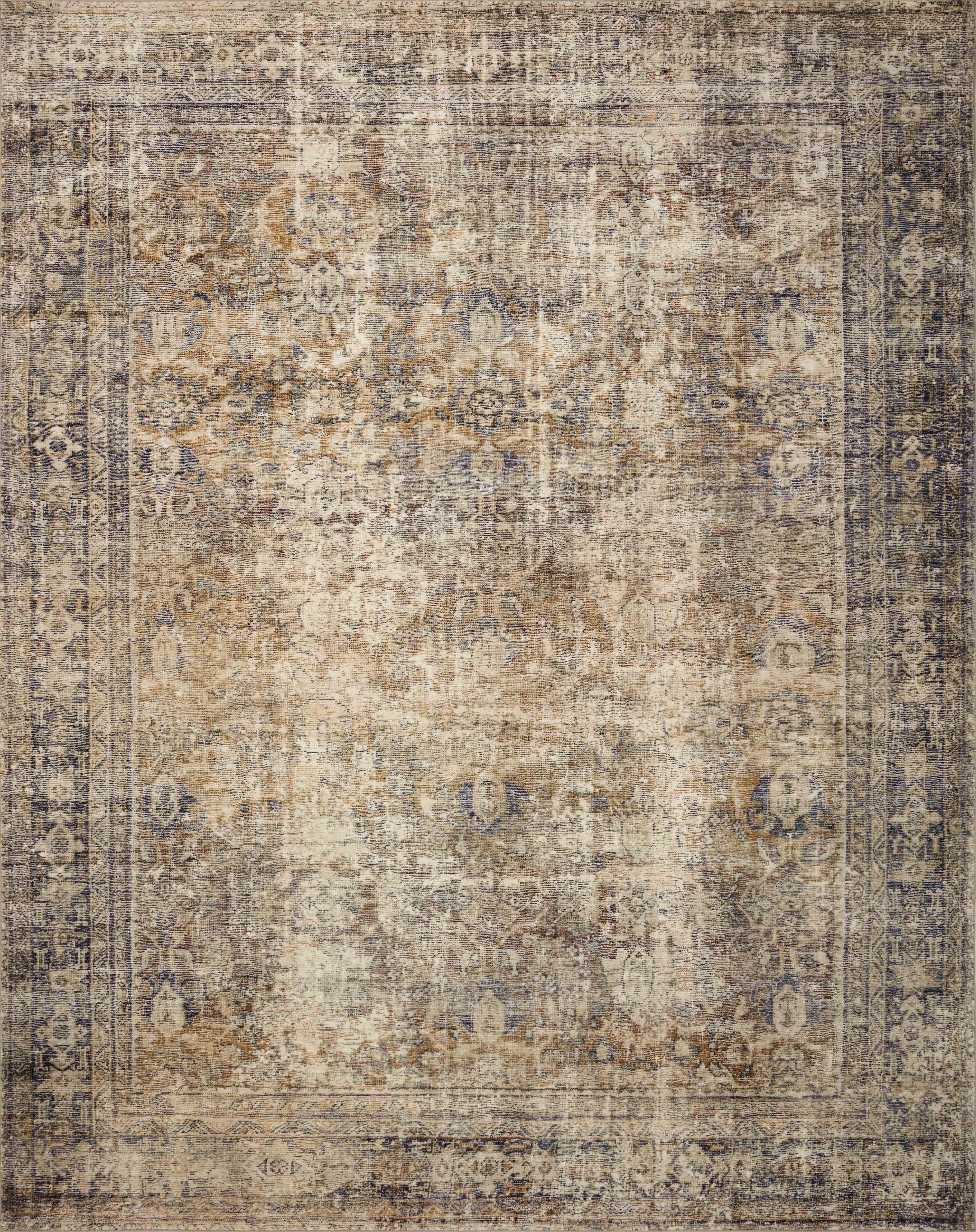 Amber Lewis x Loloi Morgan Sunset / Ink Area Rug feat. CloudPile