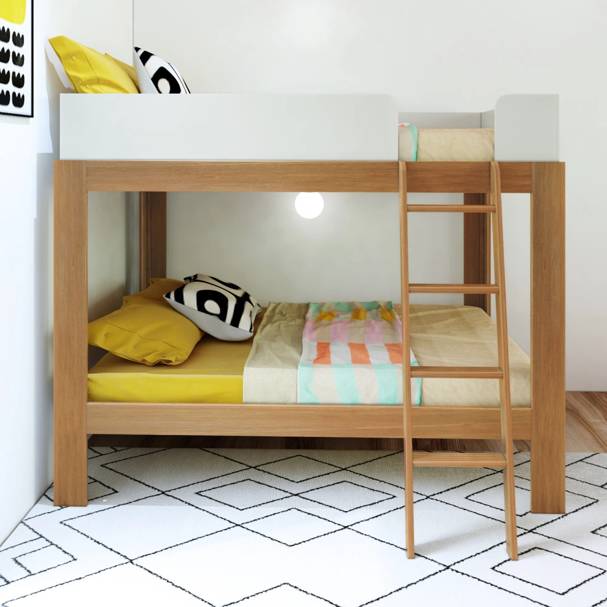 Ambur Kids Full over Full Bunk Bed