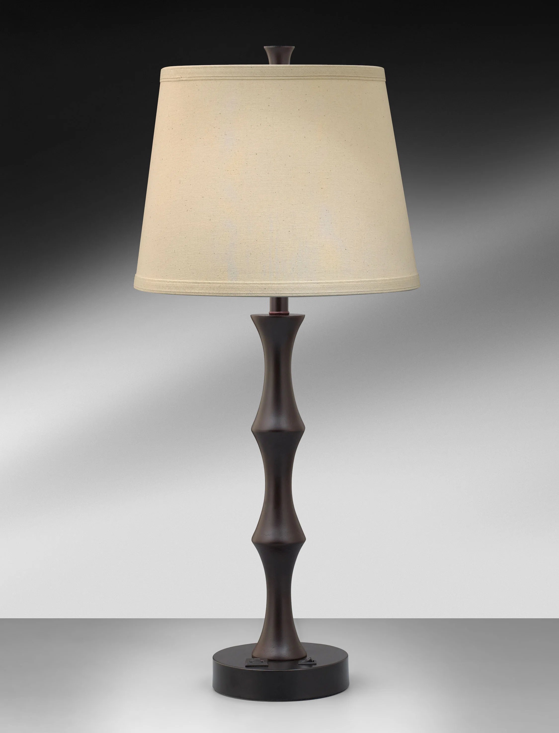 Downtown Collection Wood Table Lamp
