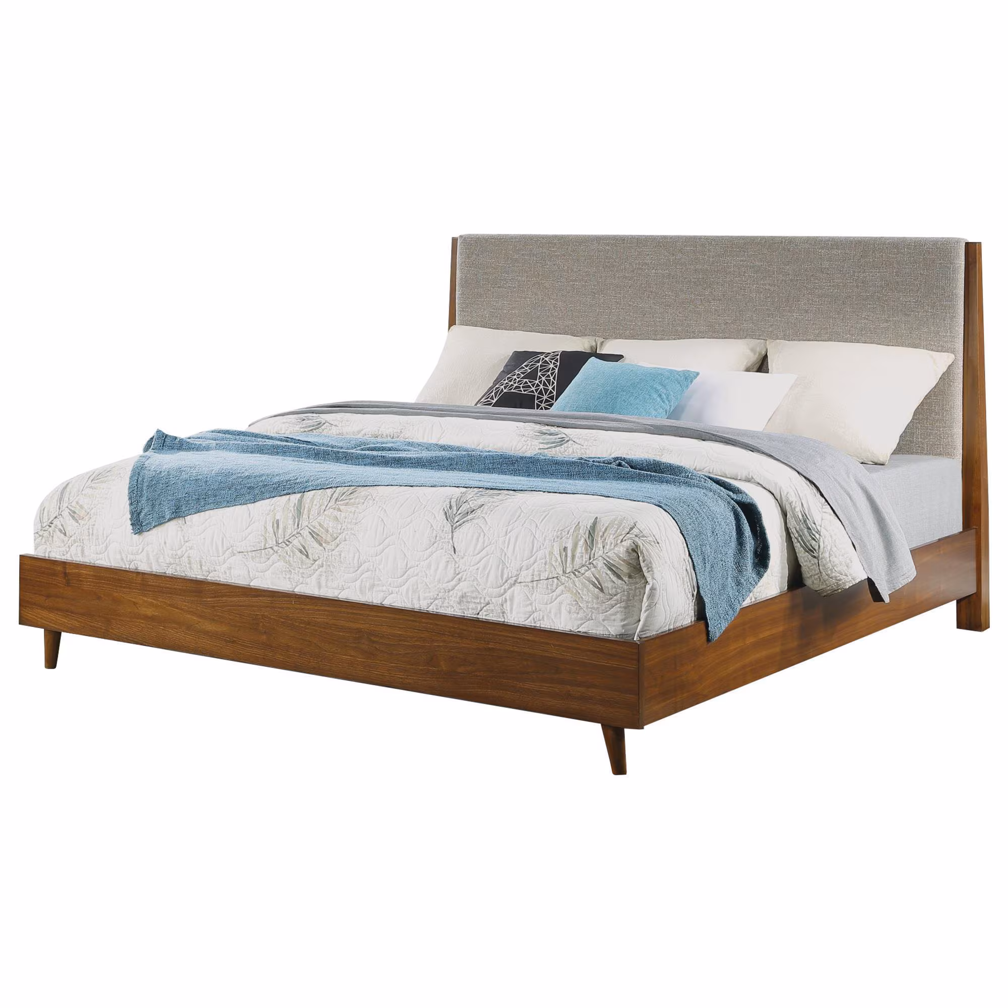 Flexsteel Ludwig King Bed In Walnut