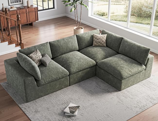 120" Cloud Sectional Couch