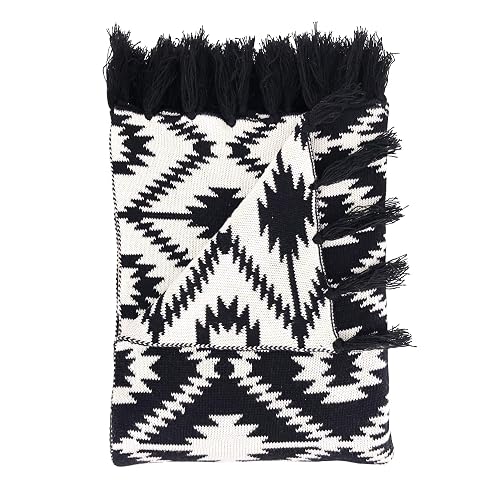 100% Cotton Cable Knit  Cozy Throw Blanket