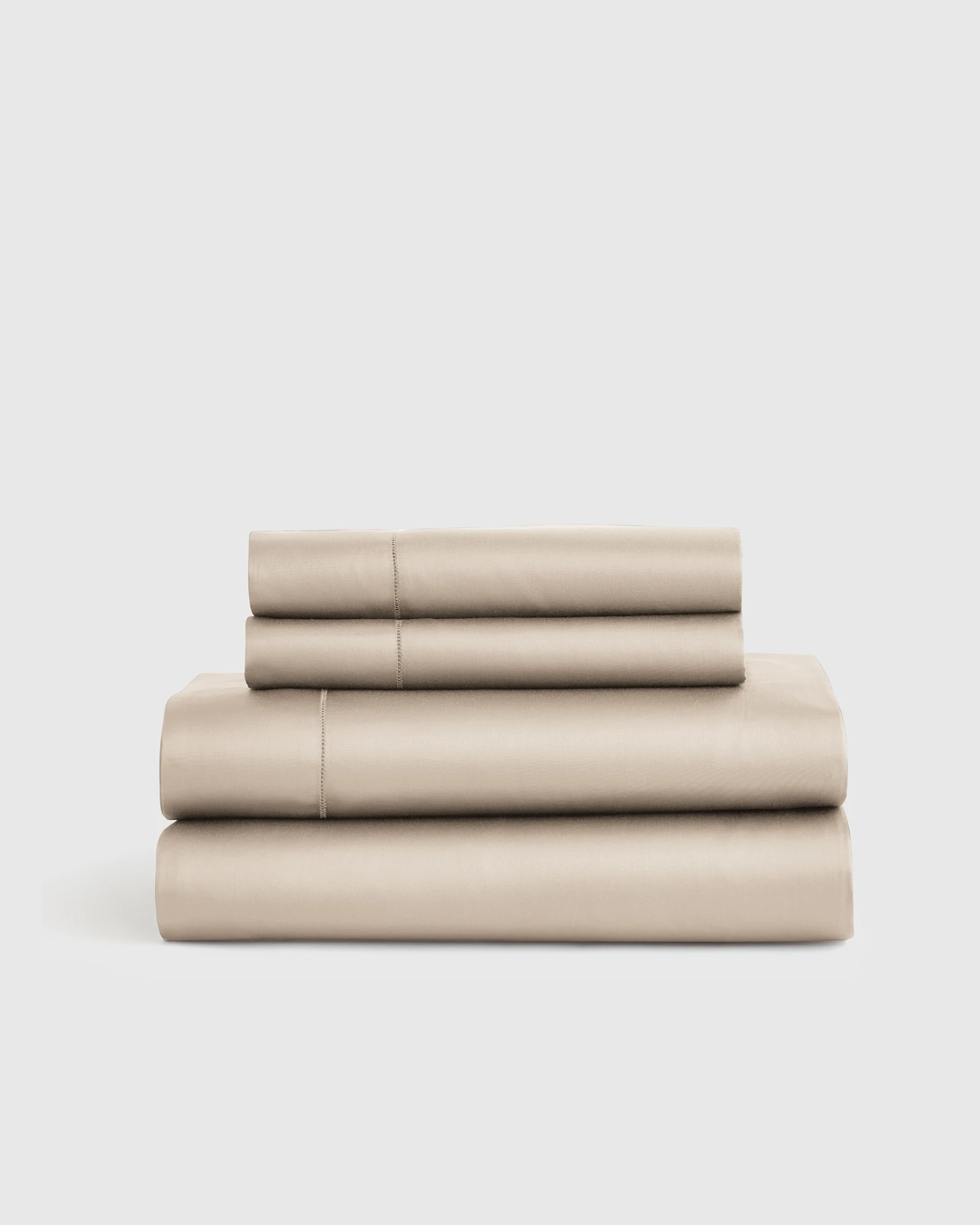Signature Giza Cotton Sateen Sheet Set In White