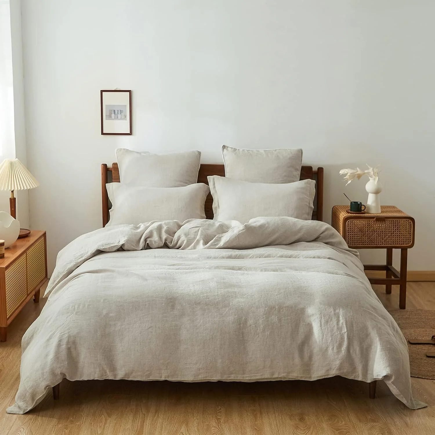 100% Linen Duvet Cover Set