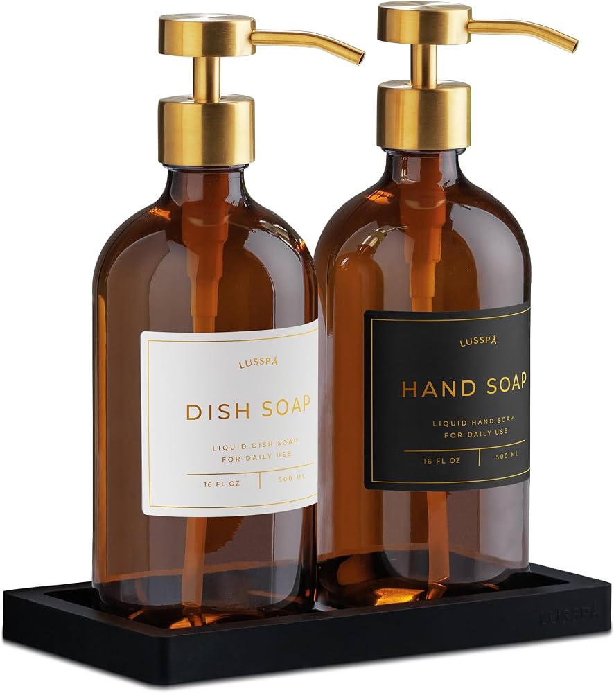 Hand And Dish Soap Dispenser For Kitchen And Bathroom