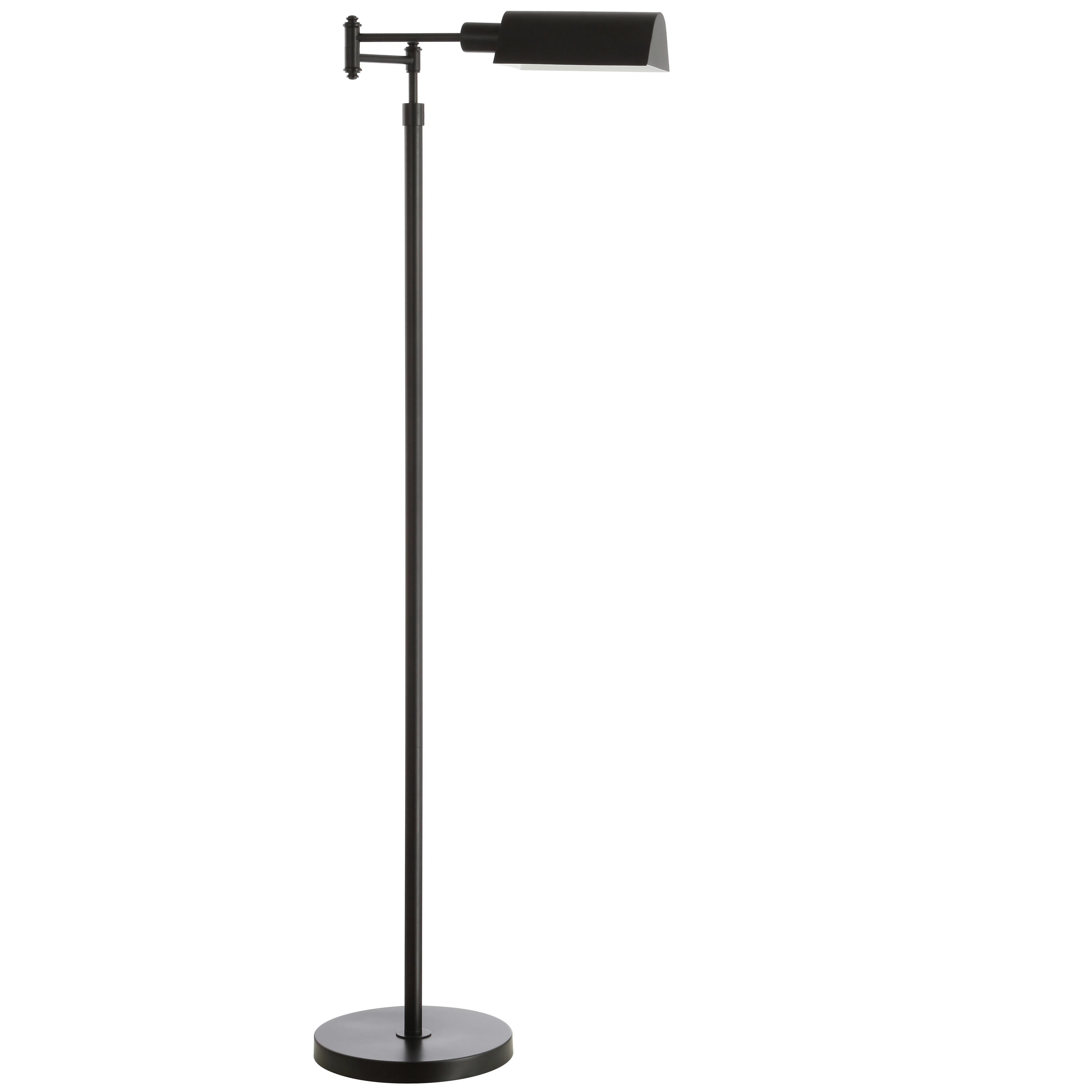 Dunlevy 65'' Black Task Floor Lamp