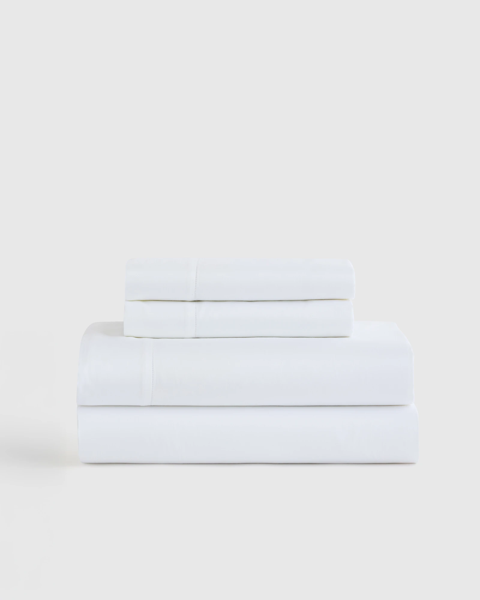 Signature Giza Cotton Sateen Sheet Set in White