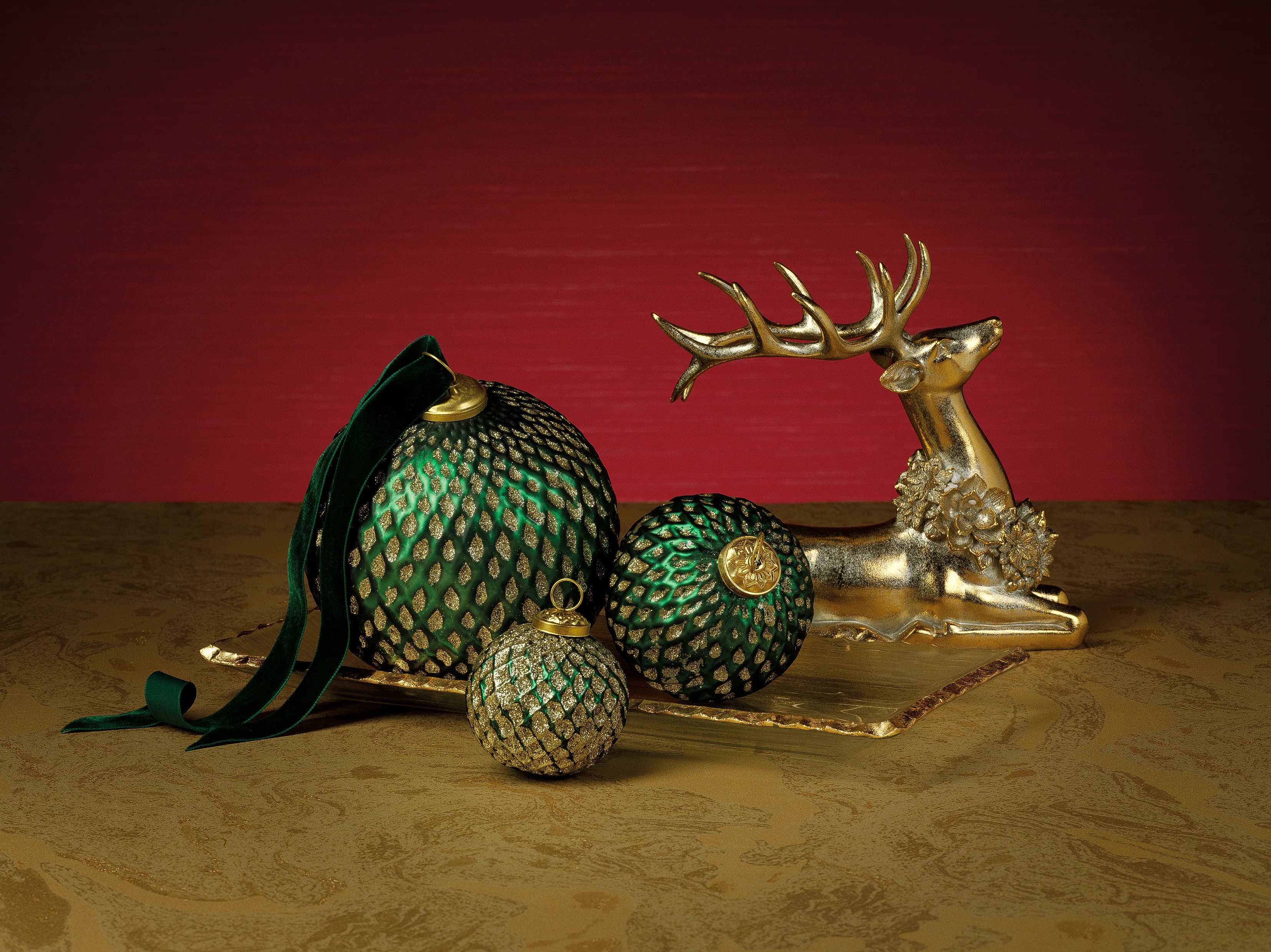 6'' Glass Food & Beverage Ball Ornament