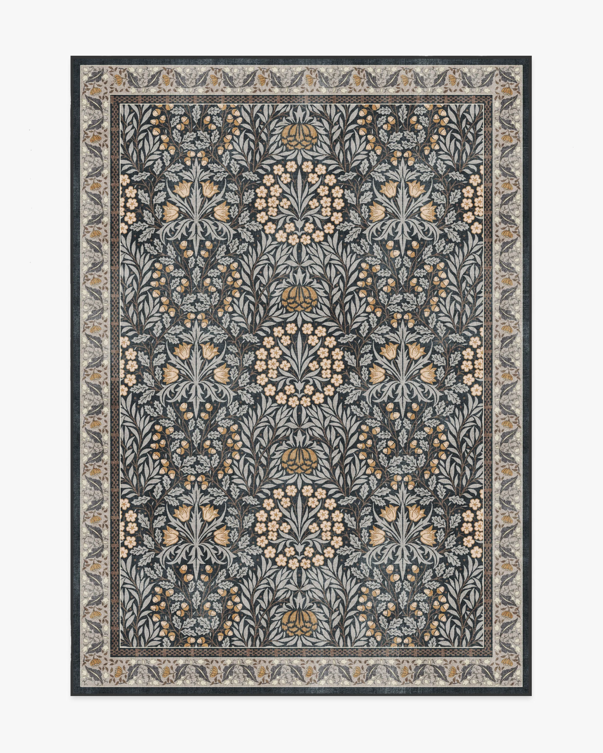 Daisy & Oak Charcoal Rug By Morris & Co. | Ruggable Us