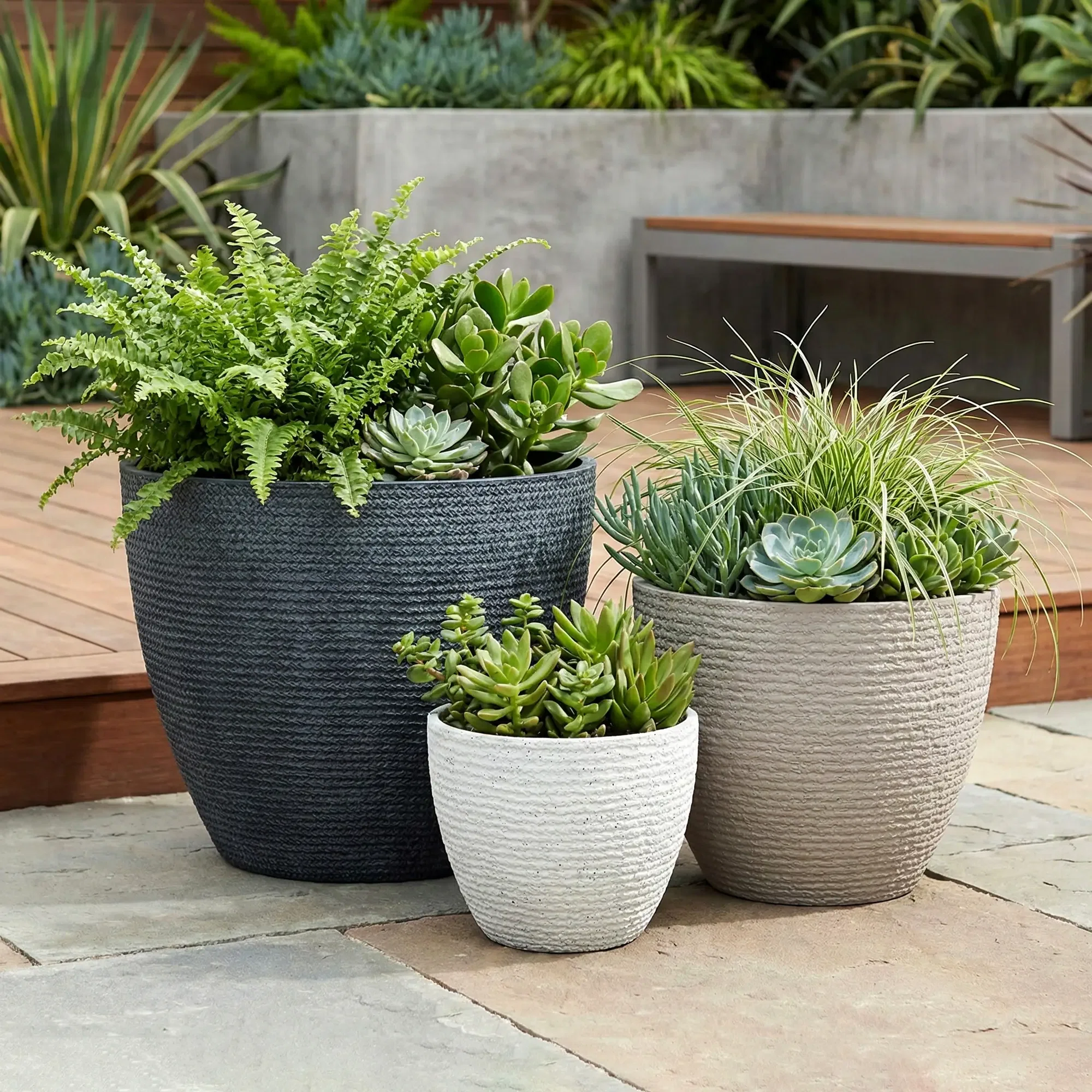 Modern Decorative Garden Pots for Indoor & Outdoor Use