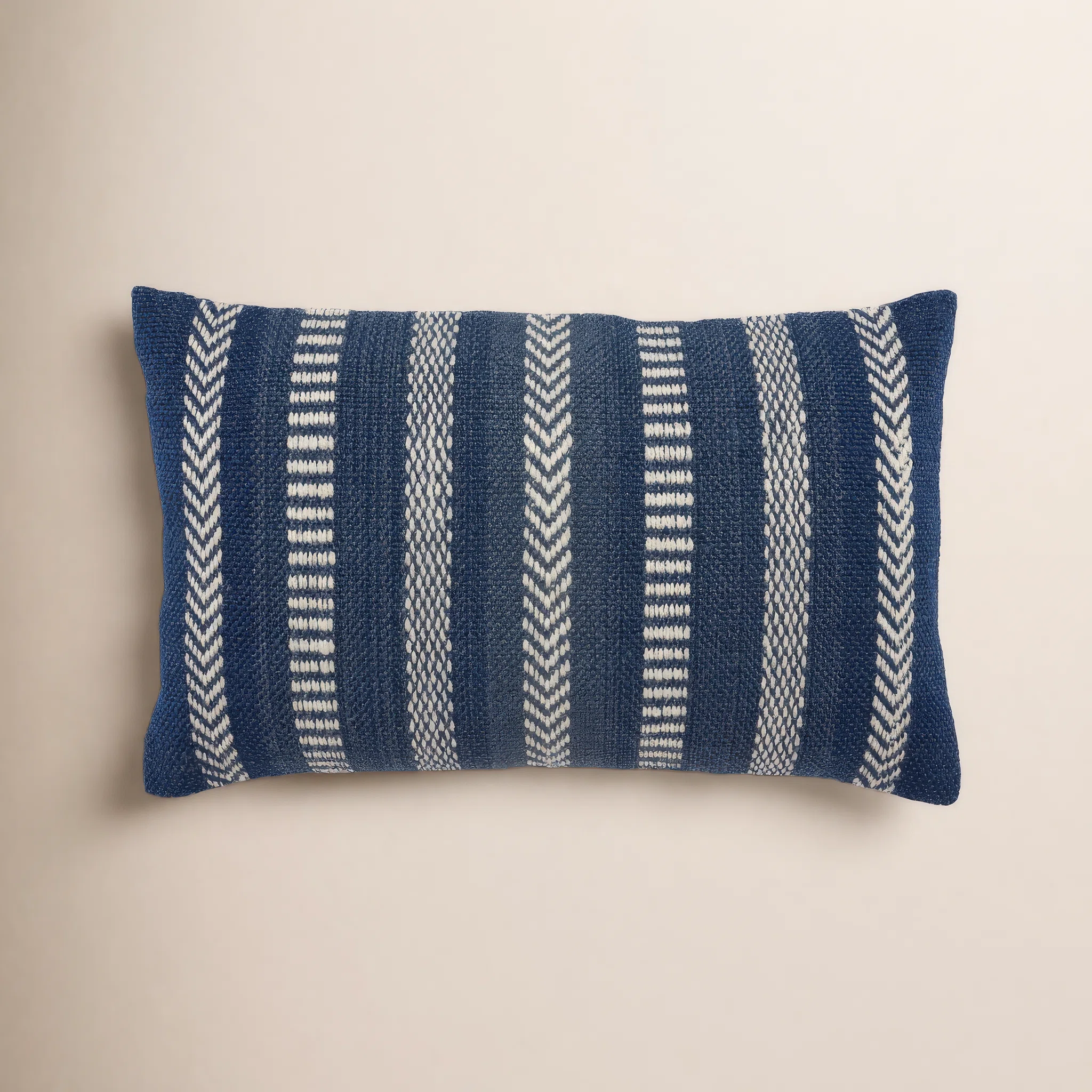 Positano Embroidered Lumbar Pillow Cover