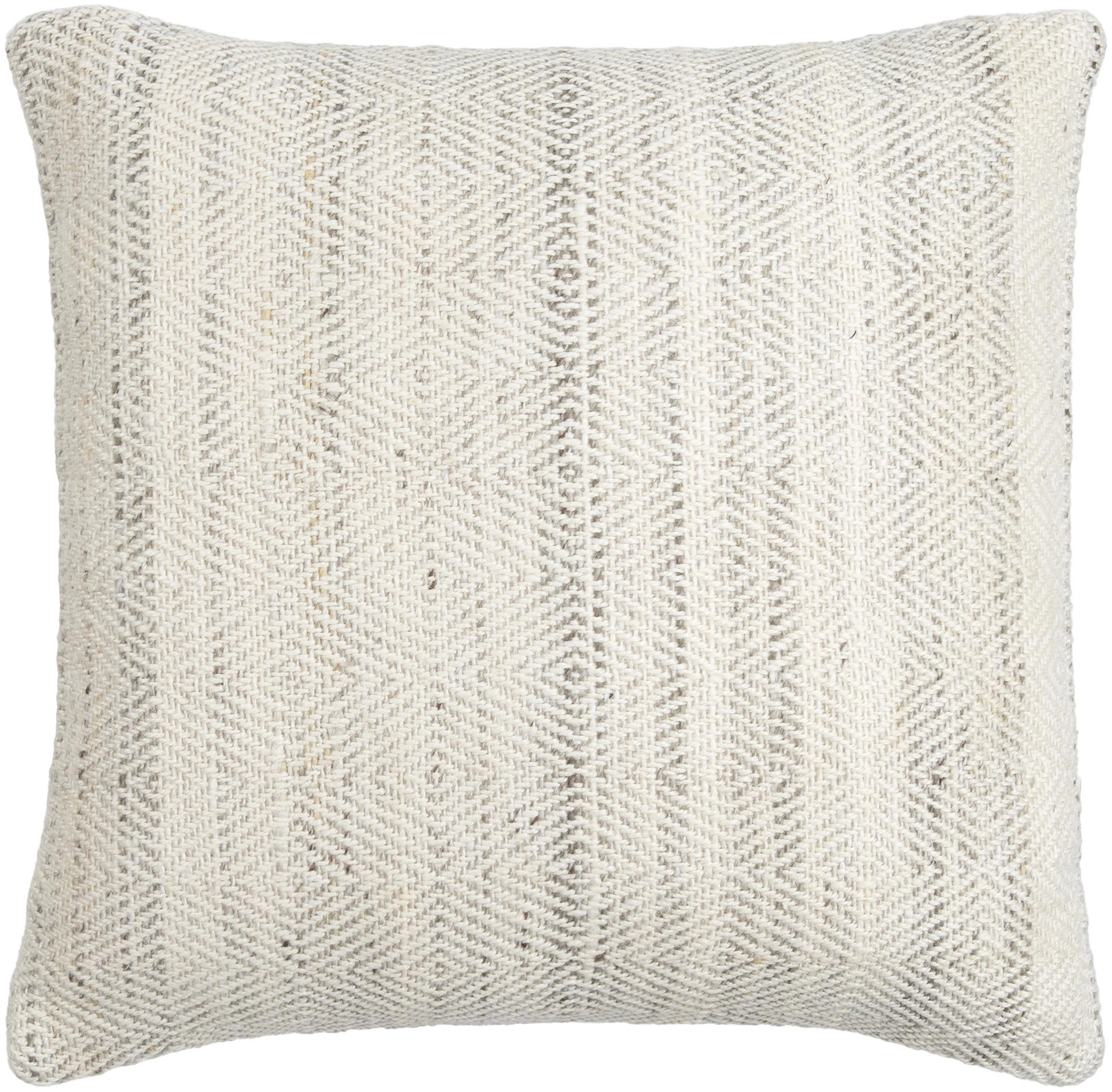 Boulder Synthetic Throw Square Indoor/Outdoor Pillow Cover & Insert