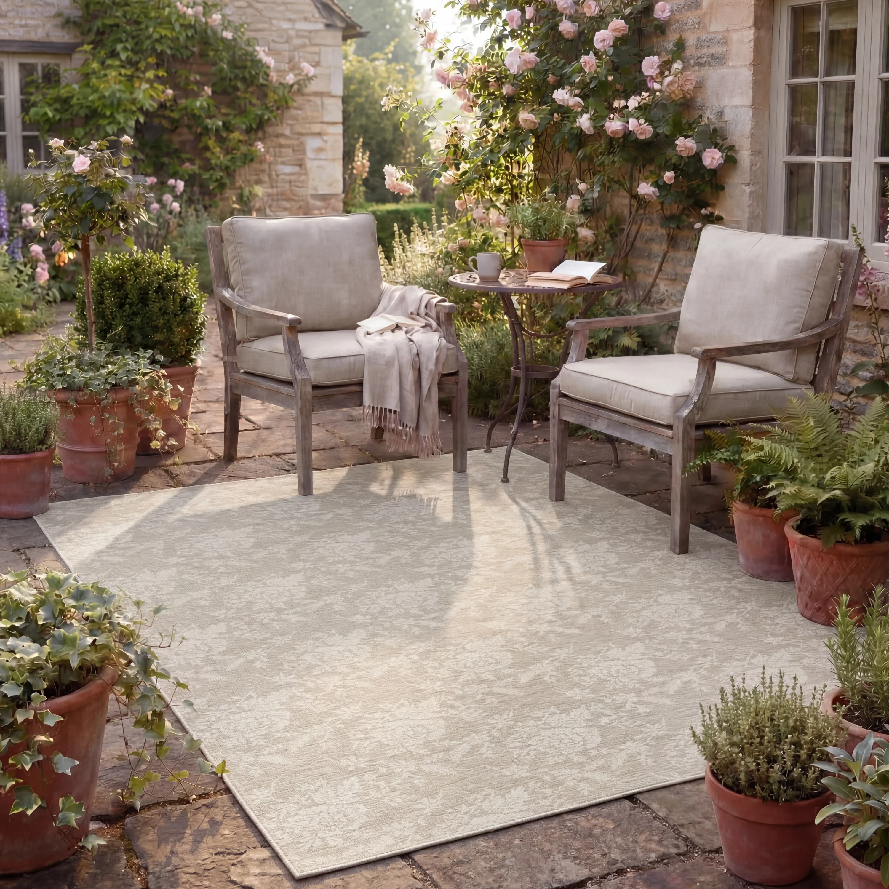 Laura Ashley Doreen Indoor Outdoor Area Rug