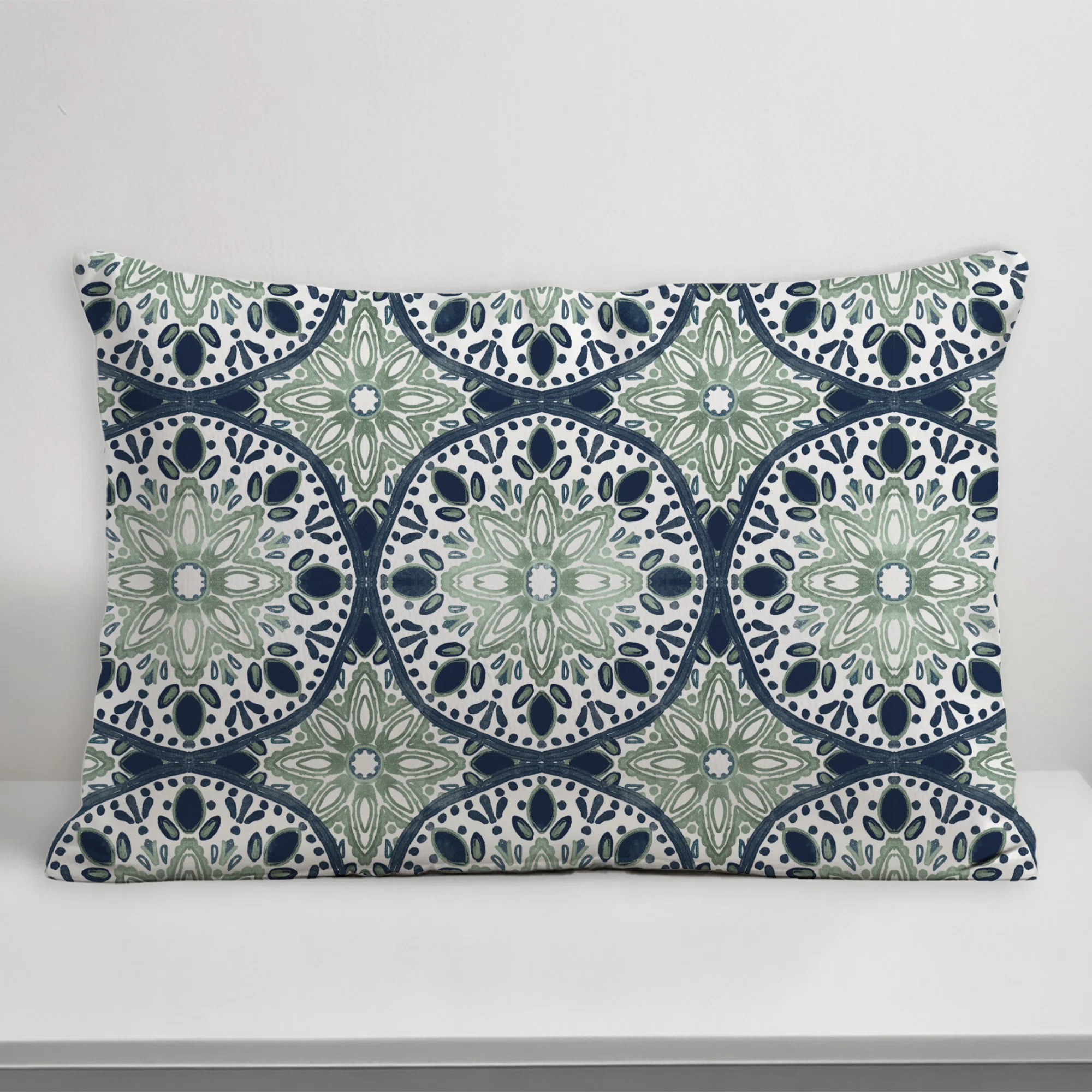 Amsden Outdoor Reversible Throw Pillow