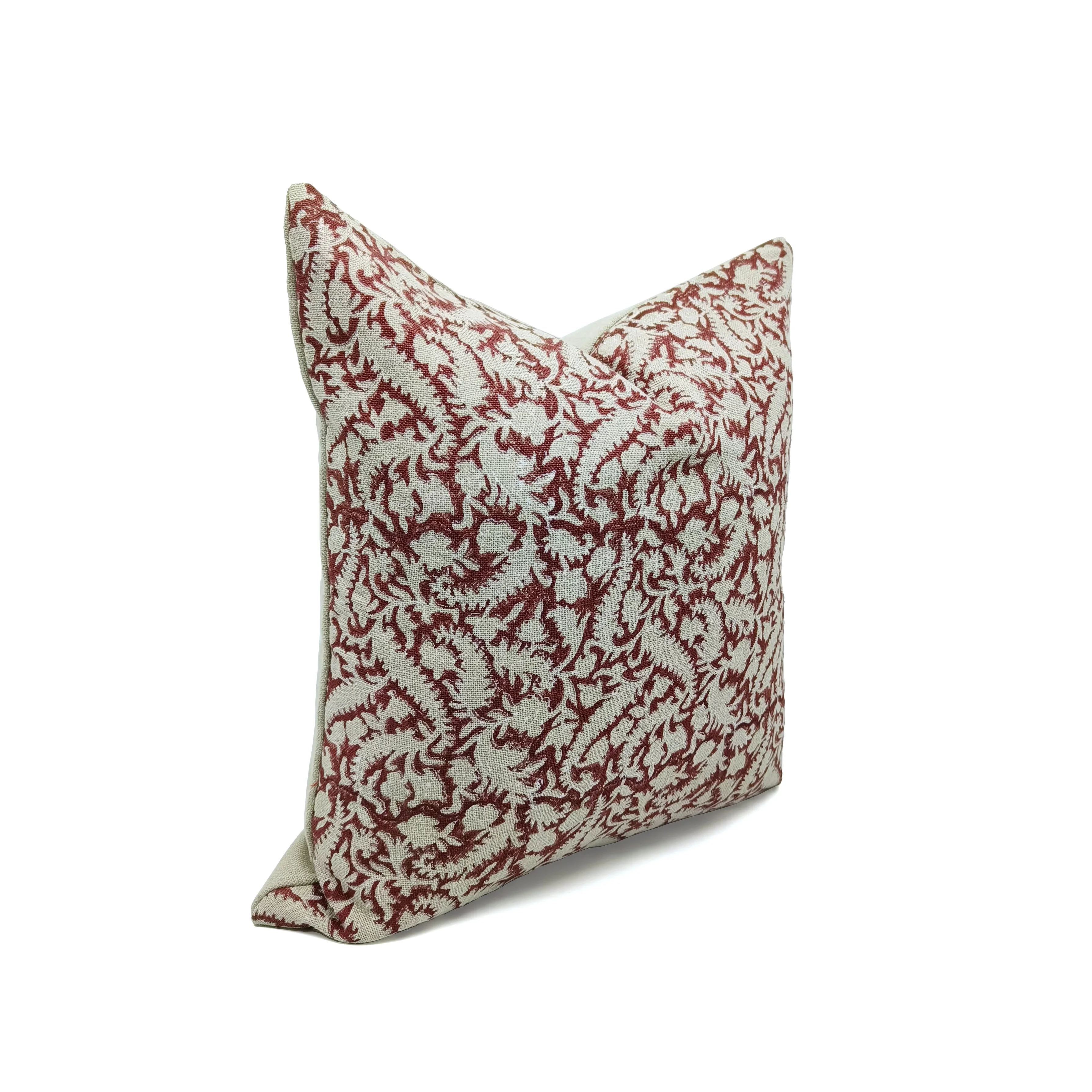 Fabdivine Home Decor, Throw Pillow Covers, Decorative Pillows, Aesthetic Room Decor, Bedroom Decor, Christmas, Block Print- Blackforest