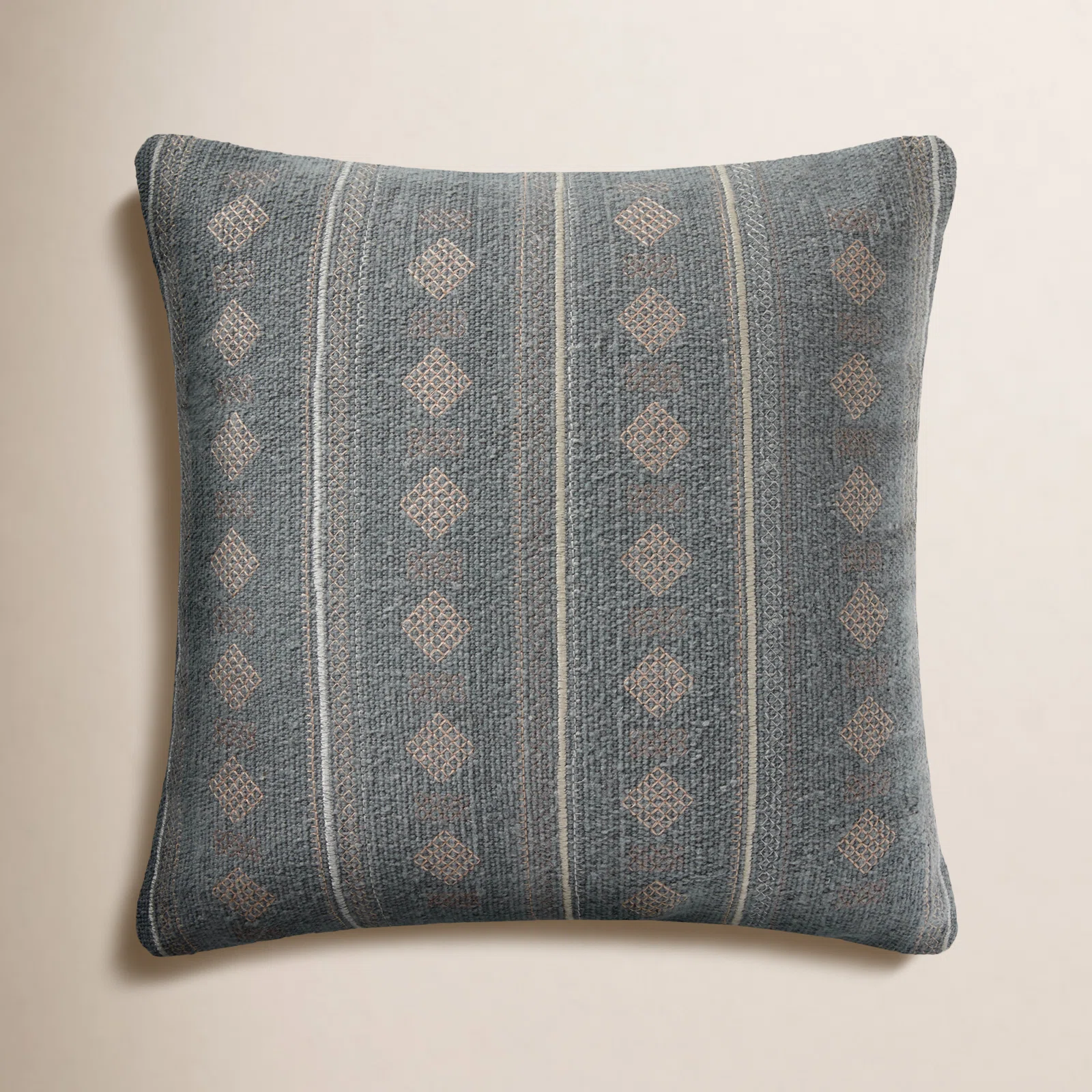 Palomar Striped Cotton Reversible Throw Pillow