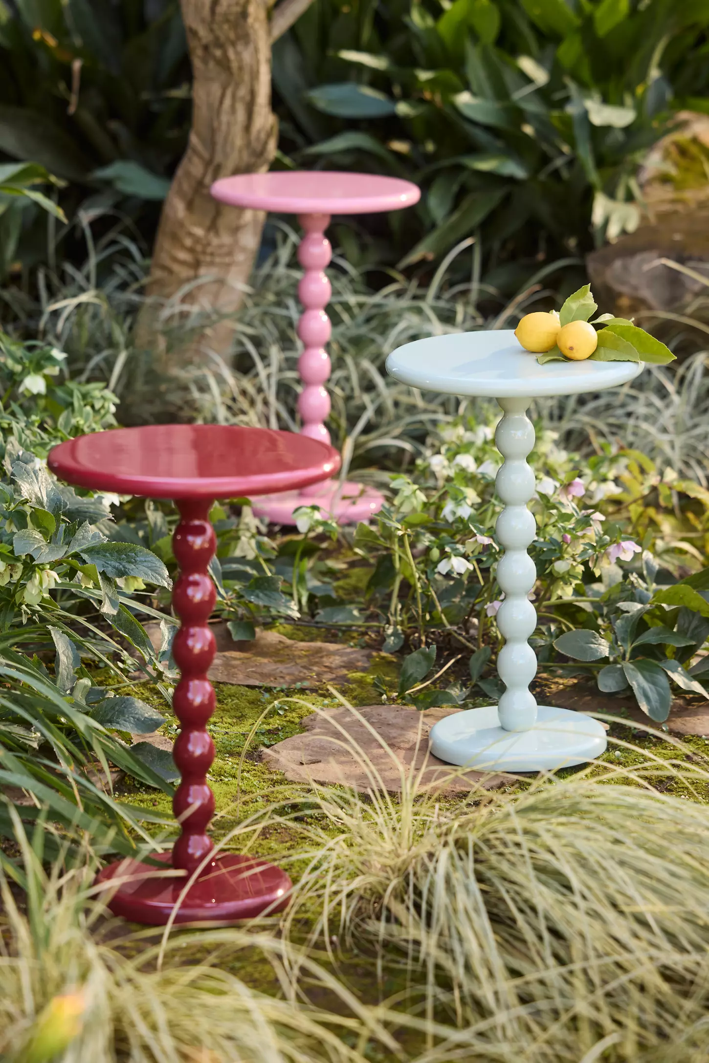 Bobbin Lacquered Side Table