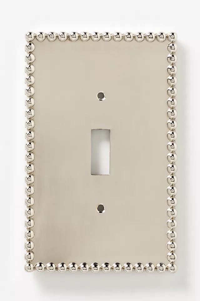 Pippa Bobbin Metal Switch Plate- Single Toggle