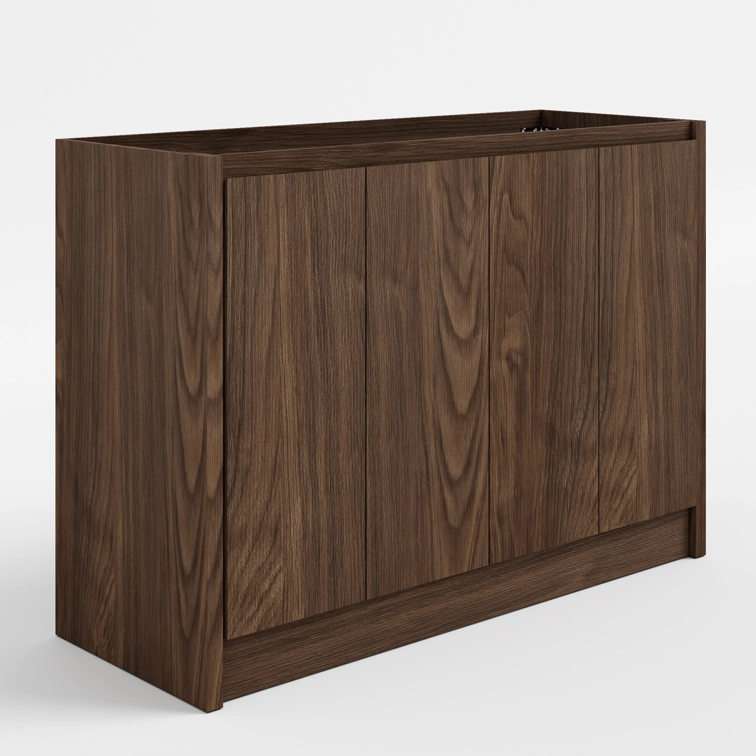 48" Wood Bathroom Vanity Cabinet Base Only, Without Double Sink and Mirror