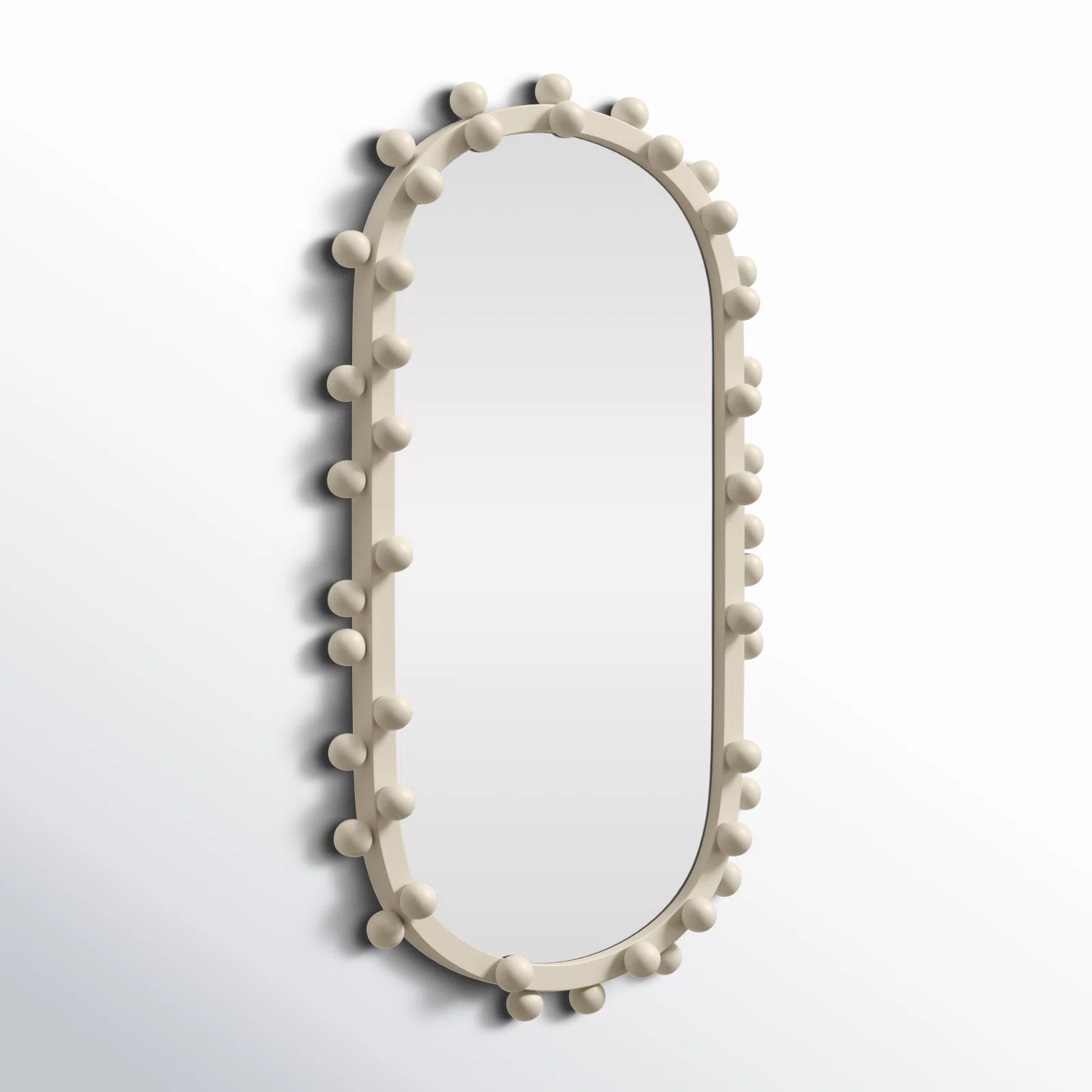 Metal Oval Mirror