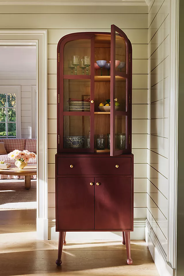 Moretti 26 Oak Display Hutch