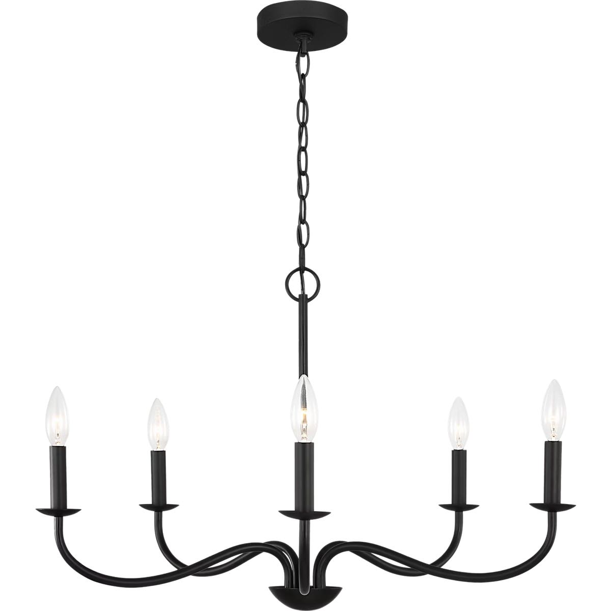 Abells Five Light Chandelier