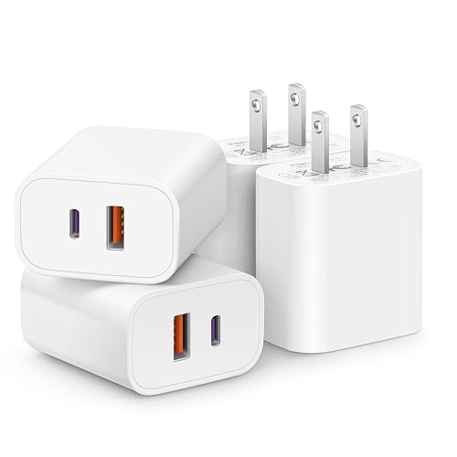 USB C Charger Block Fast Charging Multiport Adpater [PD 20W USB-C & QC 3.0 USB Port] for IP 16/15/14/13/12/11/X/8, i Pad, Sam Sung, Google, Galaxy & More